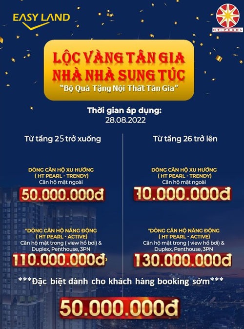 HT PEARL 35 HT Pearl chính sách ưu đãi